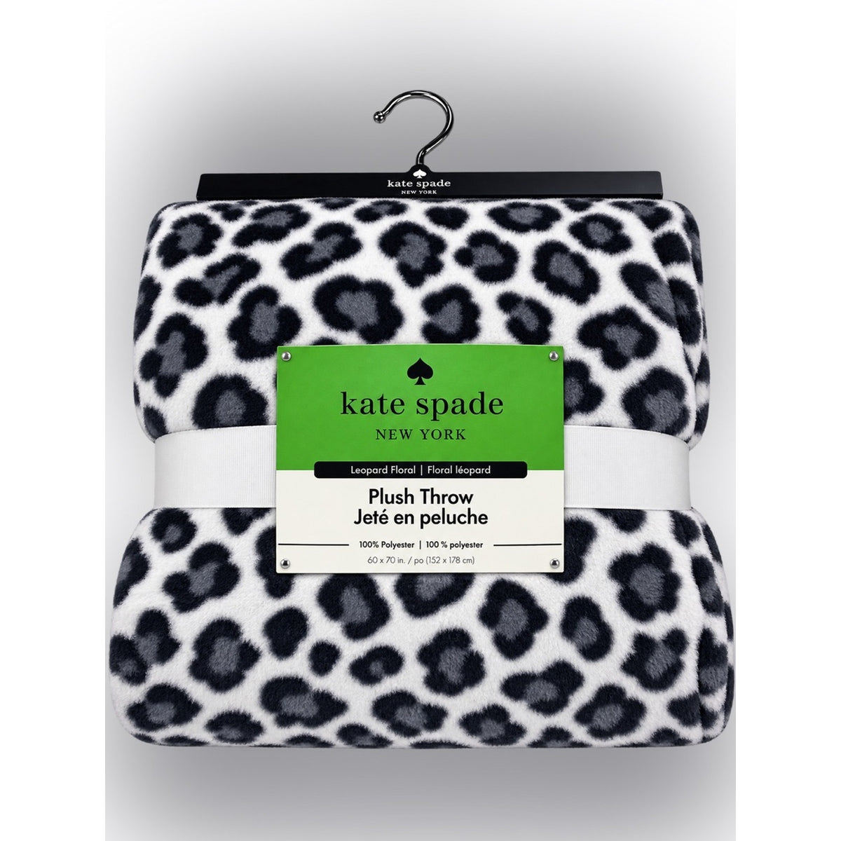 Kate Spade animal print Plush Throw Blanket