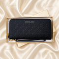 MICHAEL KORS CLASSIC CONTINENTAL LONG WALLET MONOGRAM SPARKLE