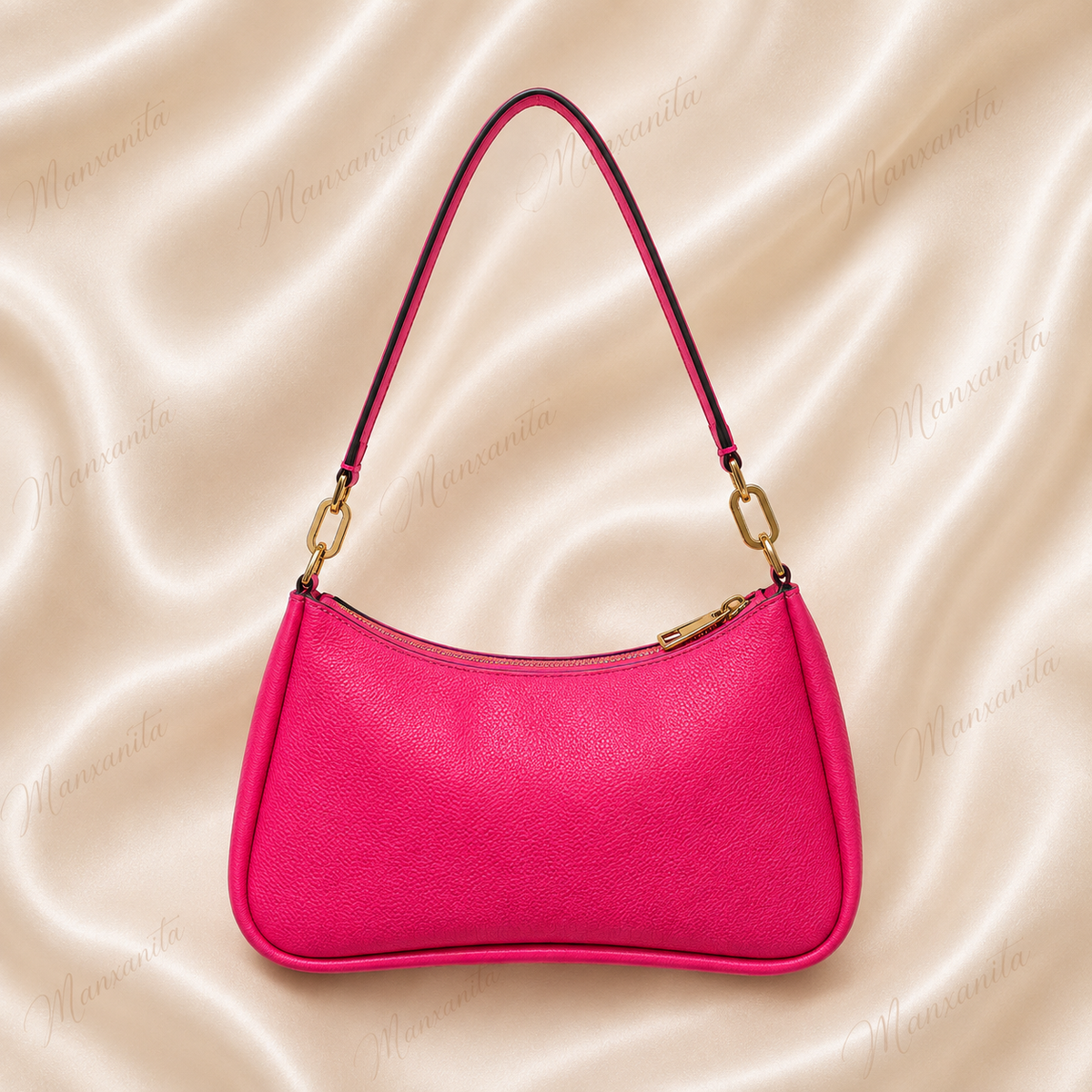 Kate Spade Pink Pebble Leather Shoulder Bag