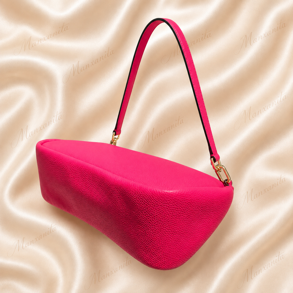 Kate Spade Pink Pebble Leather Shoulder Bag