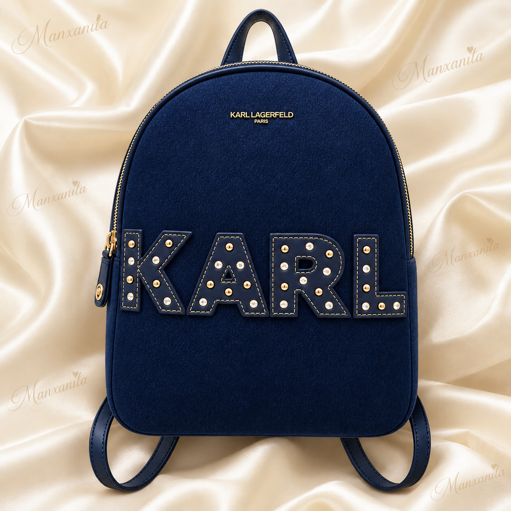 Karl Lagerfeld Denim Backpack