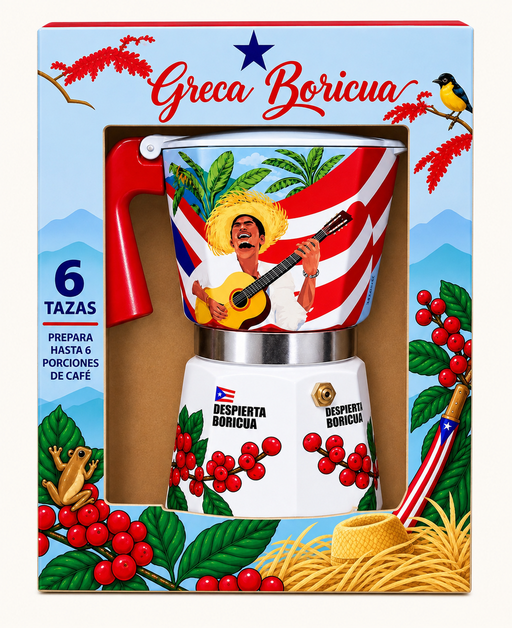 Boricua Cafetera Expreso