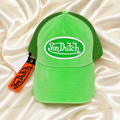 VON DUTCH NEON GREEN VELOUR CAP