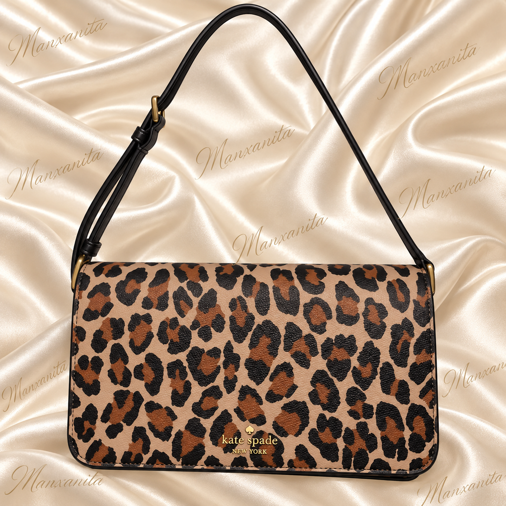 KATE SPADE LEOPARD PRINT SHOULDER BAG