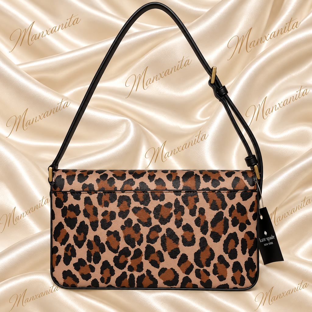 KATE SPADE LEOPARD PRINT SHOULDER BAG