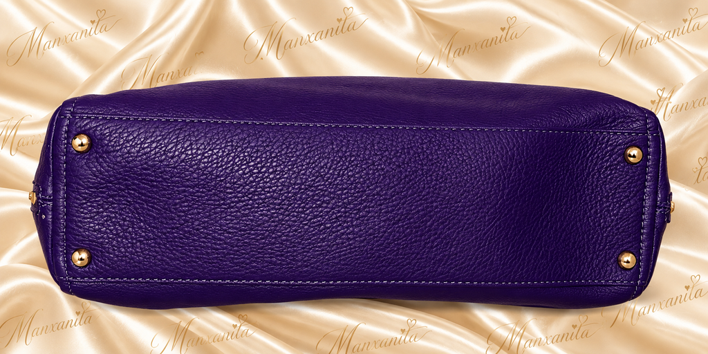 KATE SPADE PURPLE LEATHER SHOULDER BAG NWT