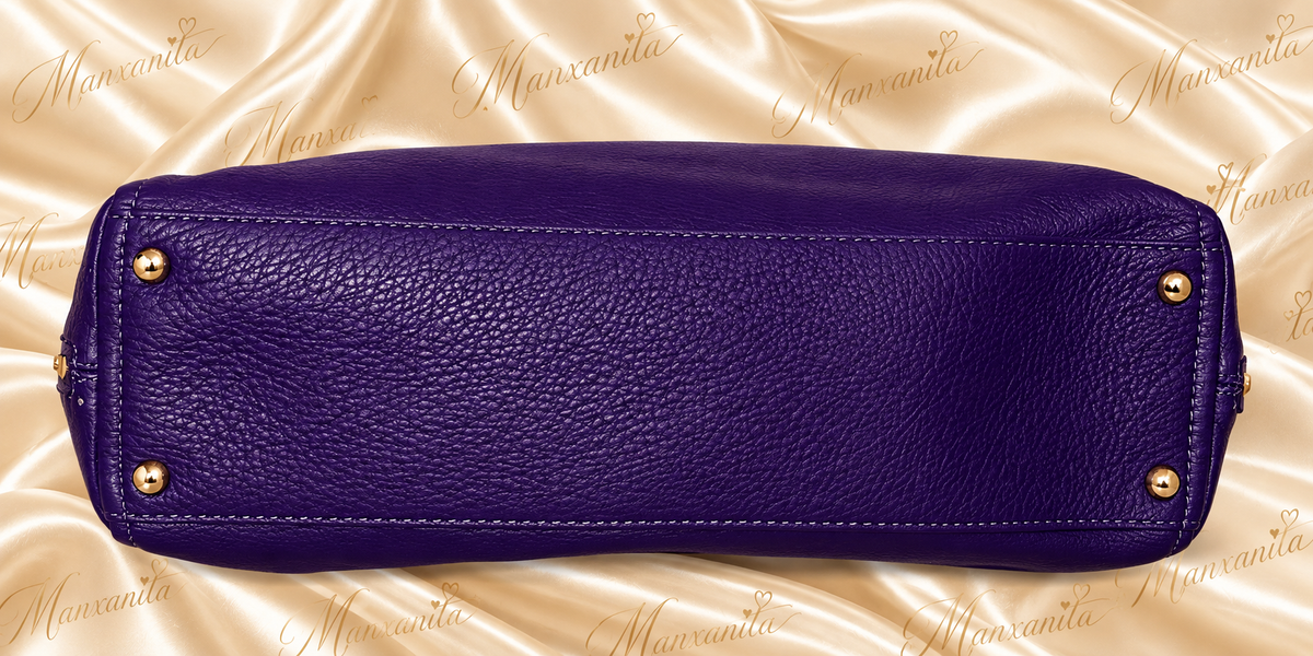 KATE SPADE PURPLE LEATHER SHOULDER BAG NWT